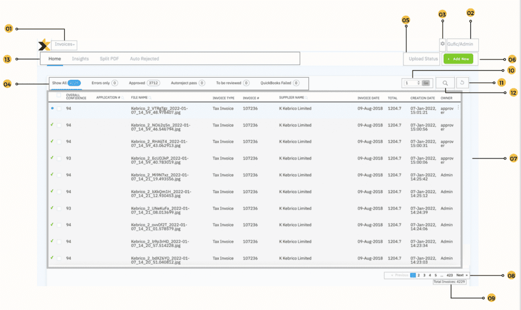 KlearStack home page 1